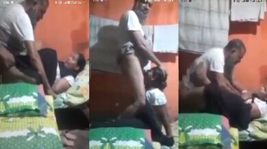 Old father-in-law fucked the mouth and pussy