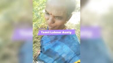 Tamil old aunty fucked and sucked cock in the forest