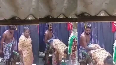 The young boy fucked the old aunty from the neighbourhood