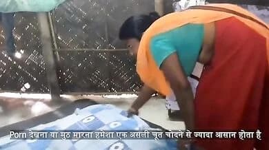 Village poor husband and wife have hard sex in a mud house