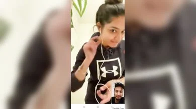 Married ex-girlfriend goes nude on video call