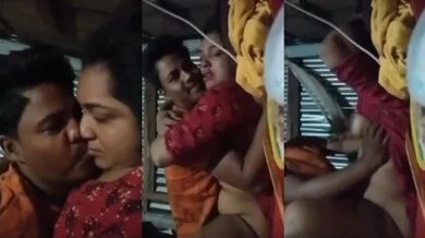 Romantic Night Sex of Village Young Couple