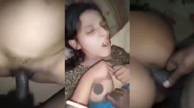 Hard fucking of skinny village bhabhi