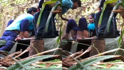 College Couple Quick Outdoor Fucking Online