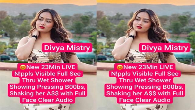 Divya Mistry New Hot Wet Shower First Time Live