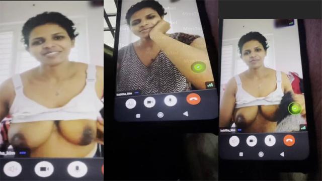 Tamil Teacher Showing On Video Call Clear Talk