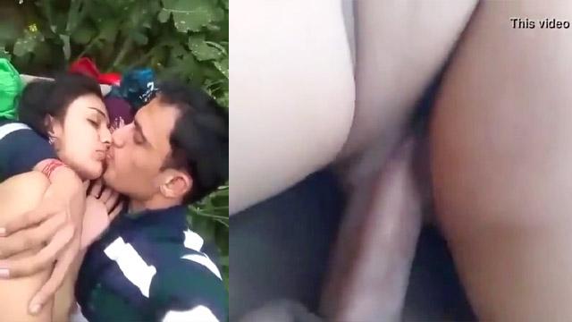 Couple Outdoor Jungle Affair Hard Sex MMS Leak