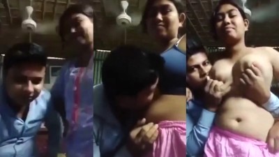 Young Lecturer Sucking Office Girl Boobs