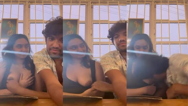 Horny Babe Riding & Public Dare With Boyfriend