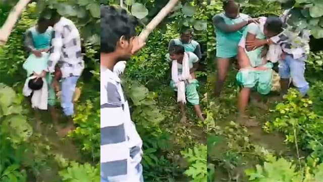 Desi Girl Rep Multiple Boys In Outdor Fucking