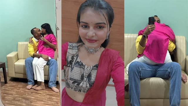Horny Indian Babe Sucking & Riding Dick Mms