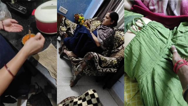 Tamilnadu Son Groping his mom’s boobs while she is sleeping