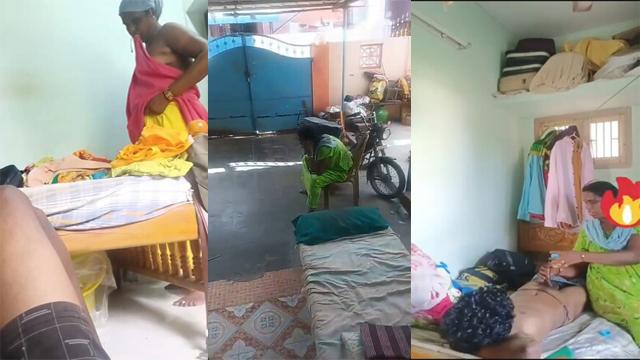 Real Tamil Maid Aunty Son Affair Leak