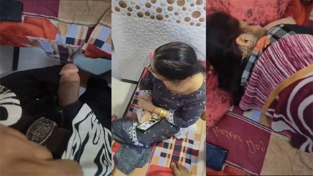 Tamil Mom Cleavage Secretly Captured Mmsviral