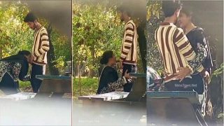 Horny Cute Lovers Outdoor Blowjob Secretly Filmed Viral