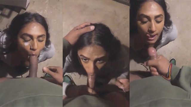 Young Girl Outdoor Cock Sucking Cum On Face HD