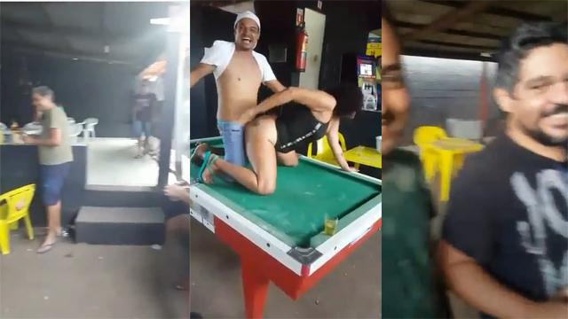 Dringking Aunty Fucked her in the club in front of others
