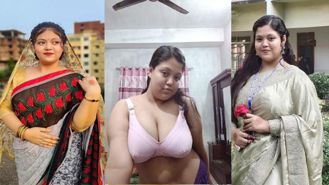 Milf Busty GF Saree Teasing And Pressing Boobs Viral
