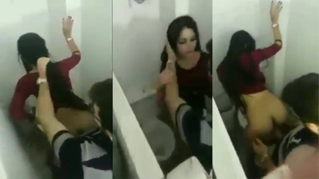 Sexy College Girl Sex By College Toilet Leaked Mms Video