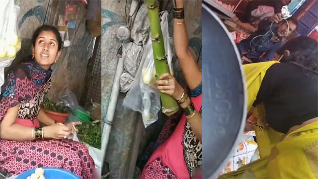 Indian Bhabhi’s On Market Down Blouse Secretly Captured